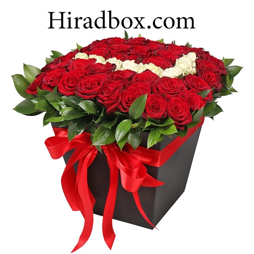 جعبه گل روبانی