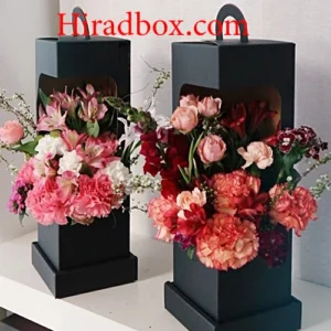 جعبه گل هدیه زیبا